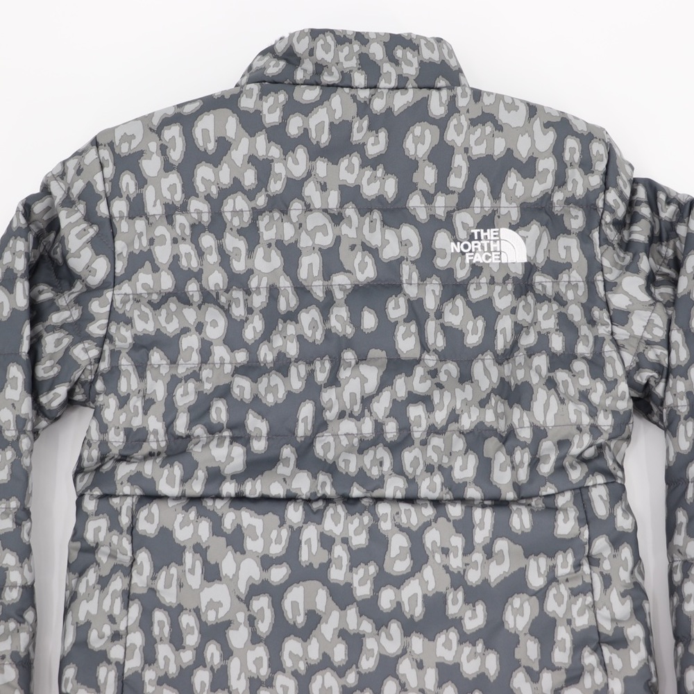 New The North Face Medium 10/12 Youth Girls Mossbud Swirl Jacket Grey - Picture 14 of 16